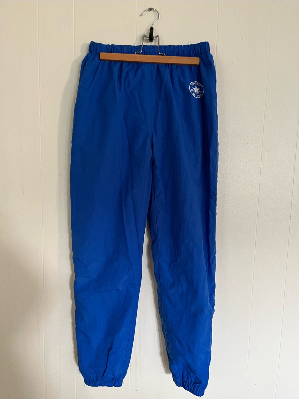 Men's Blue Jogger Sweatpants with Elastic Ankles